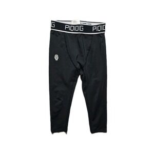 PIQIDIG Youth Boys Compression Pants 3/4 Basketball Tights Sports Small